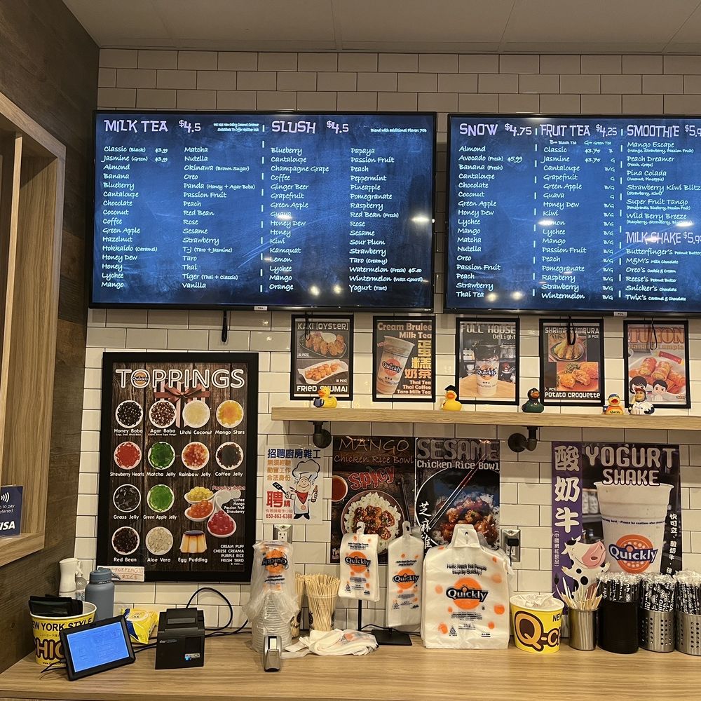 Quickly - Menu - Bubble Tea Near Me - Hayward, California Quickly - Menu - Bubble Tea Near Me - Hayward, California