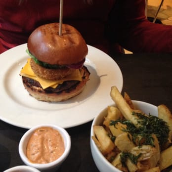 Gourmet Burger Kitchen - Taxi driver burger with rosemary fries - Burgers Near Me - Lucan, D