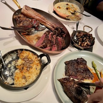 Elisa - Tomahawk, Rib-eye, Mac and cheese, Carnaroli risotto, Wild mushrooms, - Steakhouses Near Me - Vancouver, British Columbia