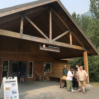 Exit Glacier and Harding Icefield Trail - Exit Glacier Nature Center. Meet here for Ranger Led Hikes, Ranger Programs... Gift shop, exhibits, national park passport stamps... - Hiking Near Me - Seward, Alaska