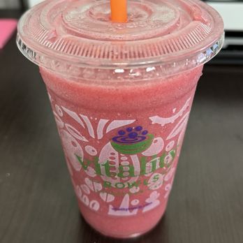 Vitality Bowls - The Dragon Smoothie: Pitaya, Mango Peach Juice, Strawberries, Mango, Raspberries - Juice Bars & Smoothies Near Me - Plano, Texas Vitality Bowls - The Dragon Smoothie: Pitaya, Mango Peach Juice, Strawberries, Mango, Raspberries - Juice Bars & Smoothies Near Me - Plano, Texas