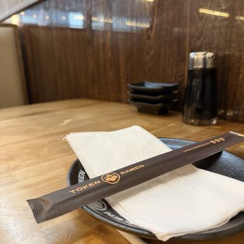 Token Ramen - At the clean dinning table - Ramen Near Me - Orlando, Florida Token Ramen - At the clean dinning table - Ramen Near Me - Orlando, Florida