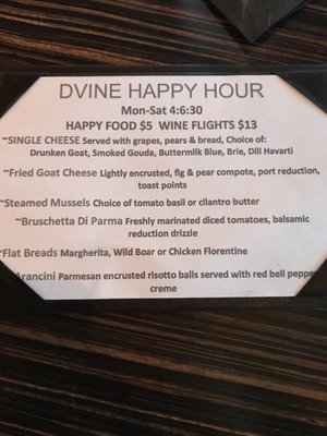 Menu photo 6 D'vine Wine Bar Houston, TX