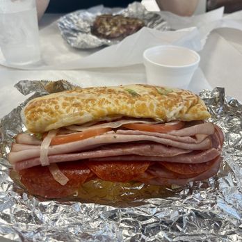 Grinders Subs & Coffee - Spicy Italian (Half) with Double Meat on a Cheese Hoagie. - Sandwiches Near Me - Phoenix, Arizona Grinders Subs & Coffee - Spicy Italian (Half) with Double Meat on a Cheese Hoagie. - Sandwiches Near Me - Phoenix, Arizona
