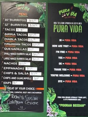 Menu photo 3 Pura Vida Ville Rochester, NY Menu photo 3 Pura Vida Ville Rochester, NY