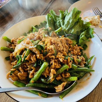 Khao Soi - Stir-Fried Basil with ground chicken - Thai Near Me - Bremerton, Washington Khao Soi - Stir-Fried Basil with ground chicken - Thai Near Me - Bremerton, Washington