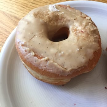 YoYo Donuts - Got a little smushed in the car. Espresso glazed raised donut. Simple, light, and flavorful. - Donuts Near Me - Minnetonka, Minnesota YoYo Donuts - Got a little smushed in the car. Espresso glazed raised donut. Simple, light, and flavorful. - Donuts Near Me - Minnetonka, Minnesota