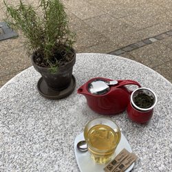 Cafe Stæhr - A cozy place to stop for coffee  or tea  and a bite while waiting for the ferry.