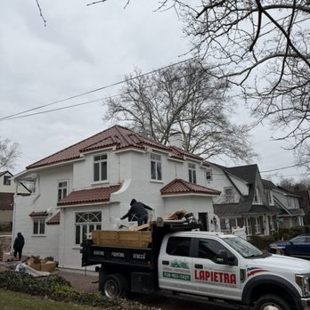 Lapietra & Sons G.C. - Newly installed Terracotta Spanish tile roof. Next will be copper gutters & leaders. - Roofing Near Me Lapietra & Sons G.C. - Newly installed Terracotta Spanish tile roof. Next will be copper gutters & leaders. - Roofing Near Me