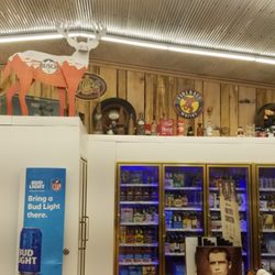 Bubba's Package Liquor - Cooler and decor