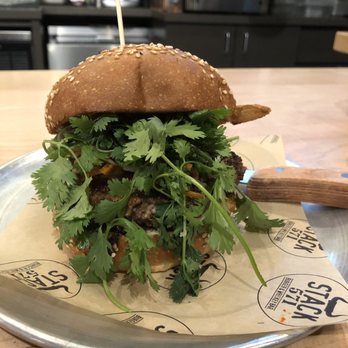 Stack 571 Burger & Whiskey Bar - Ban mi burger - Burgers Near Me - Bothell, Washington