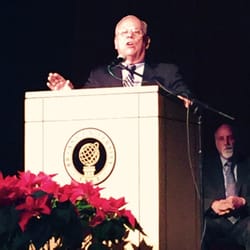 Bryant University - Mark Hayward leading off the summit.