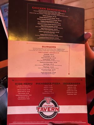 Menu photo 1 Truman Tavern Truman, MN