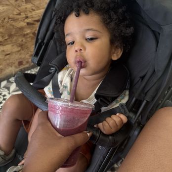 Fruit Wonders - Purple açaí smoothie being devoured by my 1 year old - Juice Bars & Smoothies Near Me - Palm Springs, California Fruit Wonders - Purple açaí smoothie being devoured by my 1 year old - Juice Bars & Smoothies Near Me - Palm Springs, California