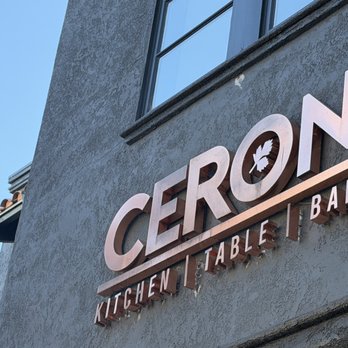 Ceron Kitchen - The sign outside - New American Near Me - Alameda, California