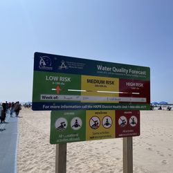 Cobourg Beach - Always check quality levels before you go!