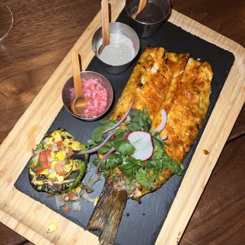 Tán by Chef Richard Sandoval - Striped Bass Tikin-Xic Style (~$39) - Latin American Near Me - New York, New York Tán by Chef Richard Sandoval - Striped Bass Tikin-Xic Style (~$39) - Latin American Near Me - New York, New York
