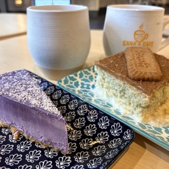 Sana'a Cafe - Mofawar Coffee.  Biscoff Milk Cake.  Ube Cheesecake. - Coffee Roasteries Near Me - Oakland, California