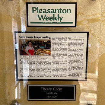 Bagel Cafe - the menu for the restaurant - Sandwiches Near Me - Pleasanton, California