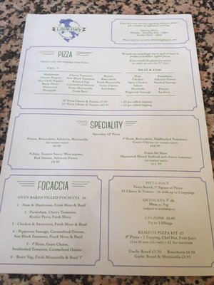 Menu photo 3 Little Italy Glasgow, GLG Menu photo 3 Little Italy Glasgow, GLG