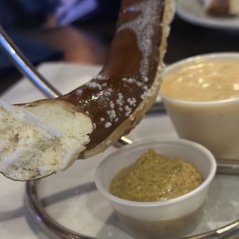 The Brew Brothers - Bavarian Pretzel- comes with cheese sauce, whole grain mustard - Breweries Near Me - Reno, Nevada The Brew Brothers - Bavarian Pretzel- comes with cheese sauce, whole grain mustard - Breweries Near Me - Reno, Nevada