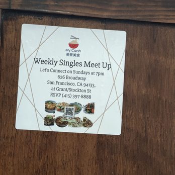 My Canh - Weekly single meet up poster August 2025 08/2025 - Vietnamese Near Me - San Francisco, California
