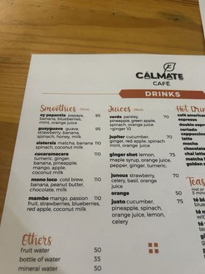 Menu photo 6 Calmate Cafe Puerto Vallarta, JAL