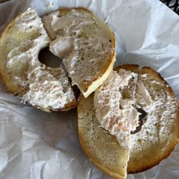 Lox Spread on toasted sourdough. $7. Wasn't stoked with the amount... for $7. Lox Spread on toasted sourdough. $7. Wasn't stoked with the amount... for $7.