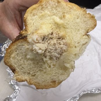 TJ's Hero Shop - The bread hero with barley any meat - Delis Near Me - Patchogue, New York TJ's Hero Shop - The bread hero with barley any meat - Delis Near Me - Patchogue, New York