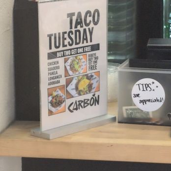 Carbon Taqueria - taco Tuesday July 2026 - Tacos Near Me - Azusa, California