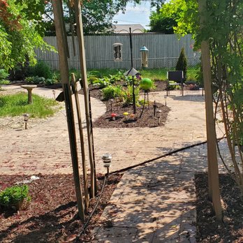 SimTech Outdoor Solutions - View from arbor to walkways. - Snow Removal Near Me - Dewitt, Michigan
