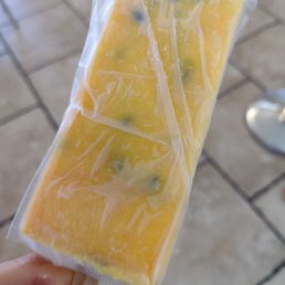Passion fruit bar that tastes like orange juice