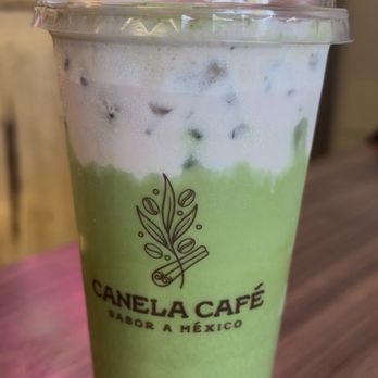 Canela Café - Strawberry matcha - Coffee & Tea Near Me - Santa Maria, California