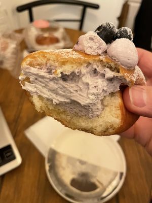 Flour Fresh Cream Donut by null