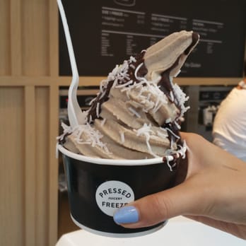 Pressed Juicery - Vanilla freeze with coconut shavings, chocolate chips and chocolate drizzle!YES - Juice Bars & Smoothies Near Me - Glendale, California Pressed Juicery - Vanilla freeze with coconut shavings, chocolate chips and chocolate drizzle!YES - Juice Bars & Smoothies Near Me - Glendale, California