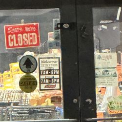 Eastborn Fruit Market - This is the opening and closing in the door