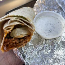 Adana Kebab Wrap with a minuscule kebab :( Adana Kebab Wrap with a minuscule kebab :(
