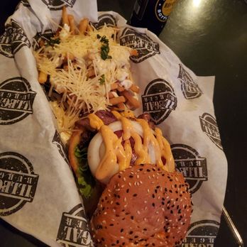 Illegal Burger - Evergreen - The Boss with truffle fries - Burgers Near Me - Evergreen, Colorado