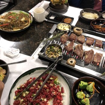 Wooga - Another pic of the grill. Meat is rib eye - Korean Near Me - Fort Lee, New Jersey Wooga - Another pic of the grill. Meat is rib eye - Korean Near Me - Fort Lee, New Jersey