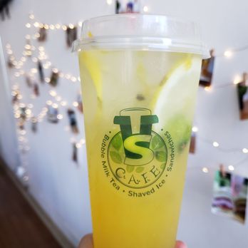 TS Cafe - Passionfruit lemon tea. Instagram @thefearlesspotato - Sandwiches Near Me - San Francisco, California