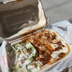 Spice It Up - Chicken curry with extra hot sauce!