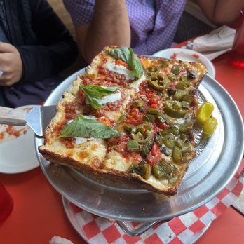 Ace's Pizza - 3 pepper pizza - Pizza Near Me - Brooklyn, New York