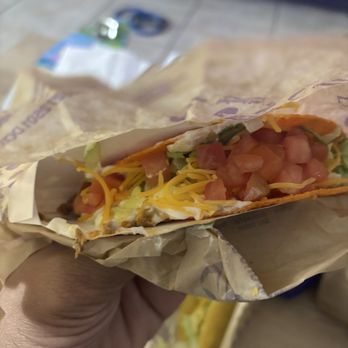 Taco Bell / Long John Silver's - This is supposed to be a supreme where is the sour cream and what's bad I ordered 3 and 2 of them was like this - Fast Food Near Me - Tampa, Florida Taco Bell / Long John Silver's - This is supposed to be a supreme where is the sour cream and what's bad I ordered 3 and 2 of them was like this - Fast Food Near Me - Tampa, Florida