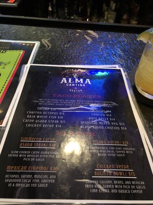 Menu photo 8 Alma Cantina Boston, MA