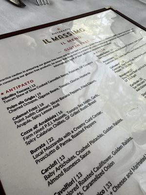 Menu photo 1 Massimo Restaurant Providence, RI Menu photo 1 Massimo Restaurant Providence, RI