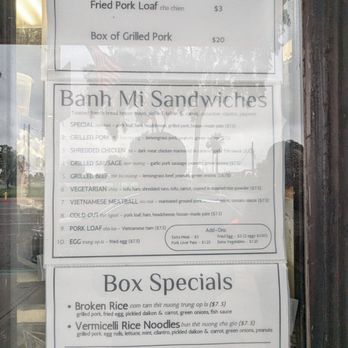 Banh Mi My Tho - Menu as of Jan 2026 - Vietnamese Near Me - Rosemead, California Banh Mi My Tho - Menu as of Jan 2026 - Vietnamese Near Me - Rosemead, California