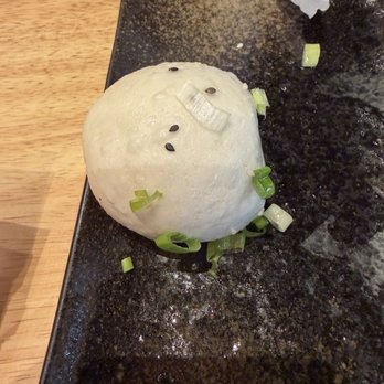 Uncle Dumpling - Pan fried pork bun. Needed to be cooked a bit longer. - Noodles Near Me - Roseville, California Uncle Dumpling - Pan fried pork bun. Needed to be cooked a bit longer. - Noodles Near Me - Roseville, California