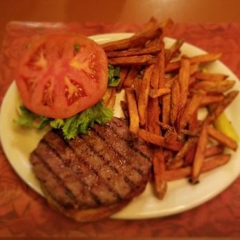 The Cactus Room Restaurant - Bob's world famous Buffalo burger with fries. - American Near Me - Virgin, Utah The Cactus Room Restaurant - Bob's world famous Buffalo burger with fries. - American Near Me - Virgin, Utah