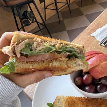 The Mercantile - Grilled Chicken Toastie with fruit side - Coffee & Tea Near Me - Ogden, Utah The Mercantile - Grilled Chicken Toastie with fruit side - Coffee & Tea Near Me - Ogden, Utah