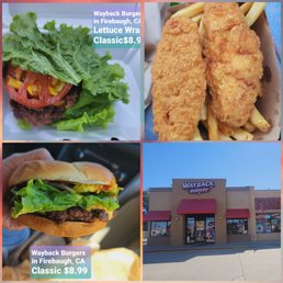 Exterior photo of Wayback Burgers - Firebaugh, California Exterior photo of Wayback Burgers - Firebaugh, California
